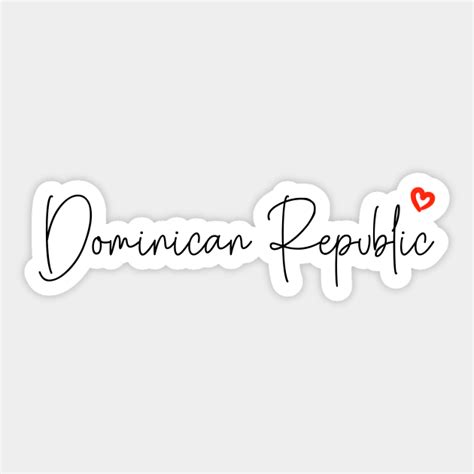 dominican republic dominican republic sticker teepublic