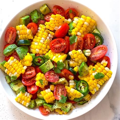 Avocado Corn And Tomato Salad The Dish On Healthy