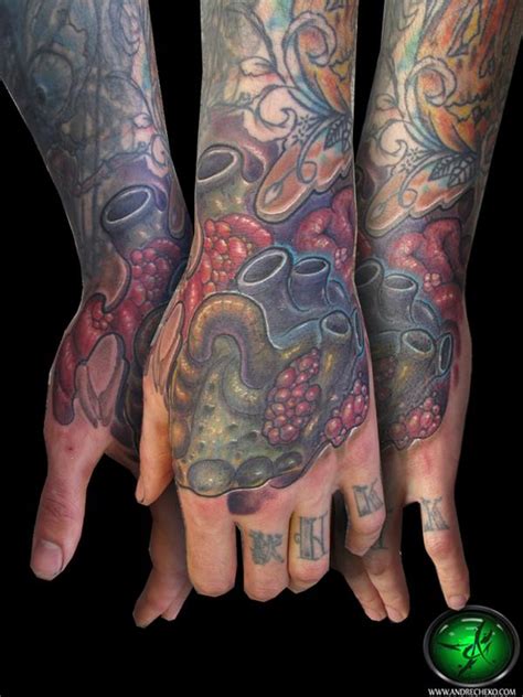 Heart Hand Tattoo By Andre Cheko Tattoonow