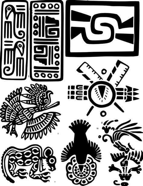 Mayas Y Aztecas Grecas Arte Aborigen