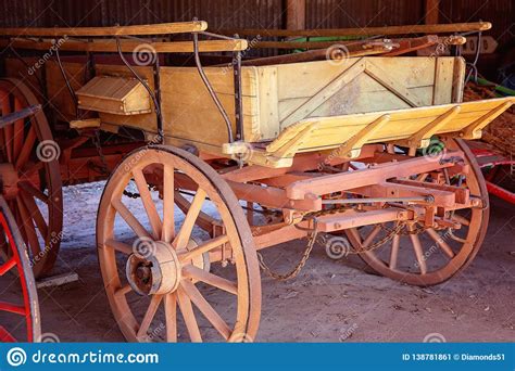A Vintage Horse Drawn Carriage Stock Image Image Of Rust Historical