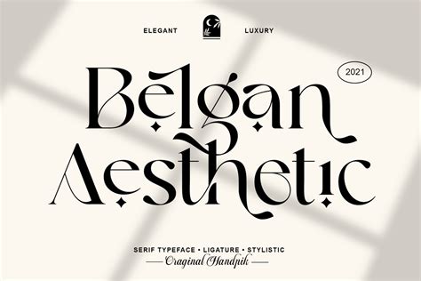 Belgan Aesthetic Font Handpik Fontspace