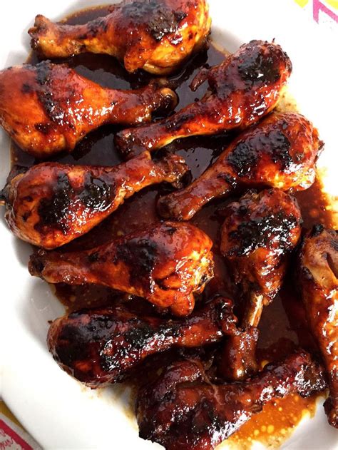 Easy Honey Soy Bbq Baked Chicken Legs Recipe Melanie Cooks