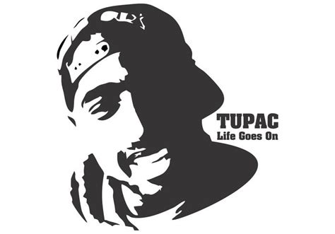 Download Vector Rapper Tupac Shakur Vector Graphics Vectorpicker