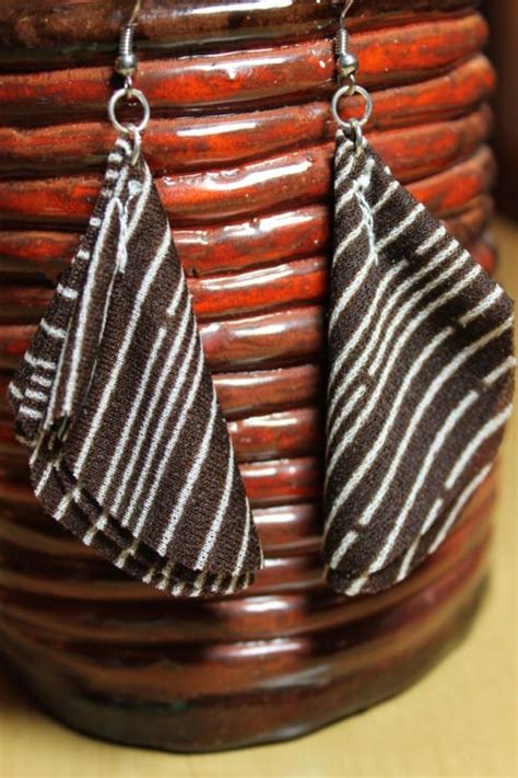 Pin By Rashida Govan On Tips Fabric Jewelry Fabric Earrings Diy