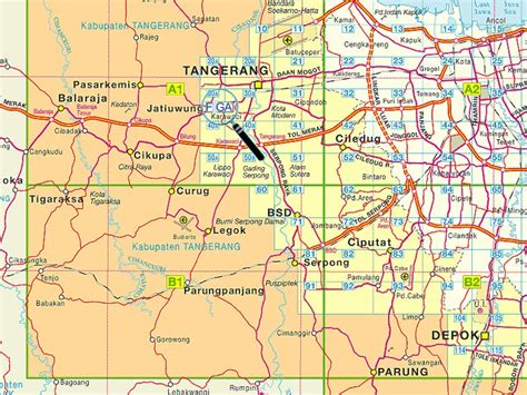 Map Kota Tangerang