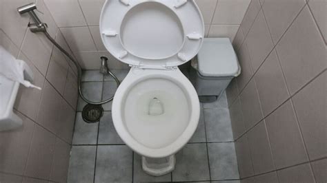 Bangkok Thailand Toilet John Porcelainthrone Public Restroom Toilet Restroom