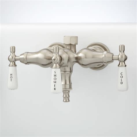 When you try to turn it or pull it up, it refuses to budge or makes squeaky, grating noises. Clawfoot Tub Faucets With Shower Diverter