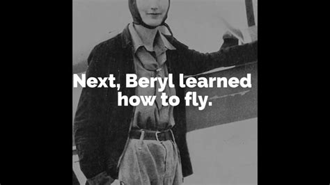 Beryl Markham — The Most Daring Aviator Of Her Time Youtube