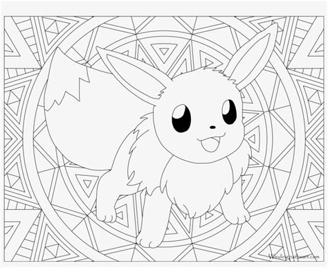 Pokemon are cute monster characters that are popular among children. Eevee Coloring Page Free Printable Pages In - Pokemon ...