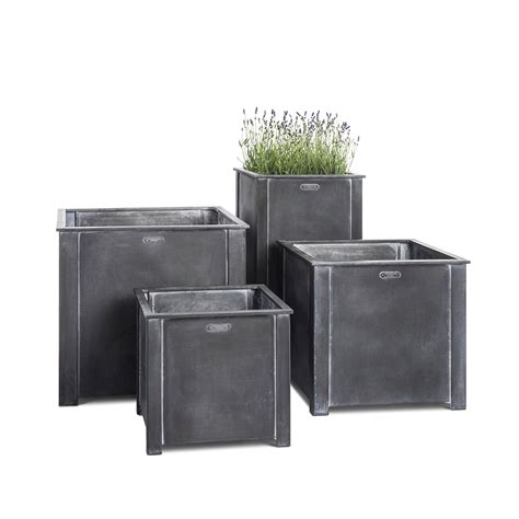 British Square Steel Planters And Troughs Garden Requisites