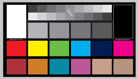 Dgk Digital Kolor Pro 169 Chart Set Of 2 Large Color Calibration And