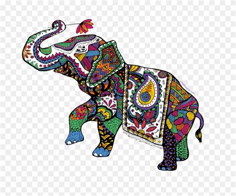 Download Colorful Elephant Png Clipart Indian Elephant Elephants