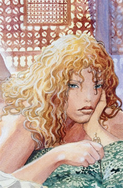 Milo MANARA Nude Thoughtful woman Erotic signed and Etsy México