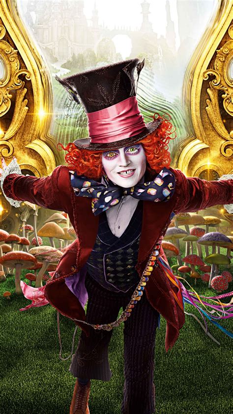 Through the looking glass:lewis carroll has always come up with something new and something fresh under this literary firmament and hence. Wallpaper Alice Through the Looking Glass, jonny depp ...