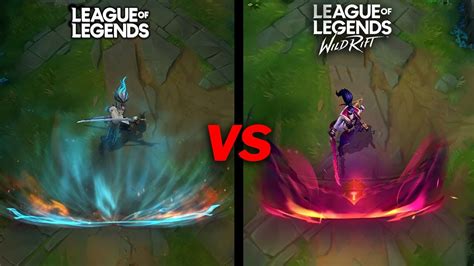 Yasuo Foreseen Vs Soulfigter Lol Pc Vs Wildrift Skin Comparison Youtube