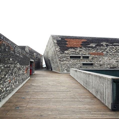 Ningbo Museum Brick Architecture Architecture Wang Shu