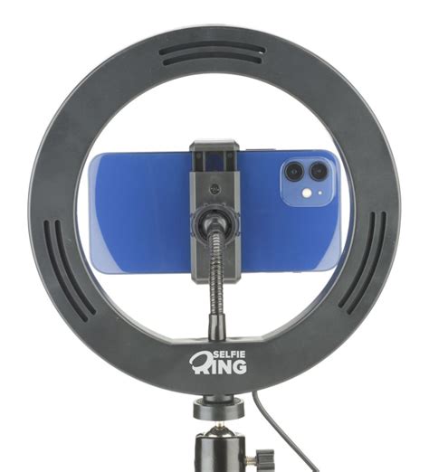 Tripod Cellularline Selfie Ring S Led Osvětlením Pro Selfie Fotky A