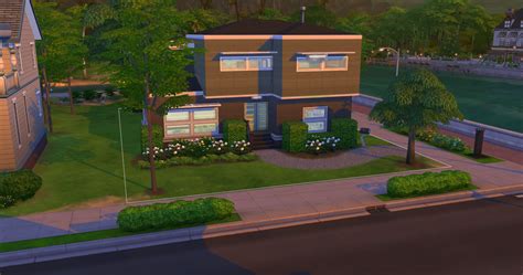 Sims 4 Builds Midmod Split Level Sims 4 House