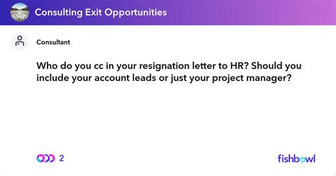 Who Do You Cc In Your Resignation Letter To Hr Should You Include Your