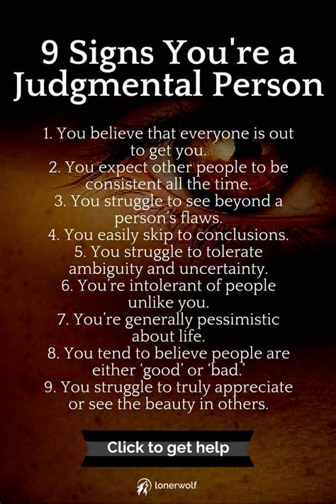 13 Signs Youre A Judgmental Person And How To End The Habit In 2021