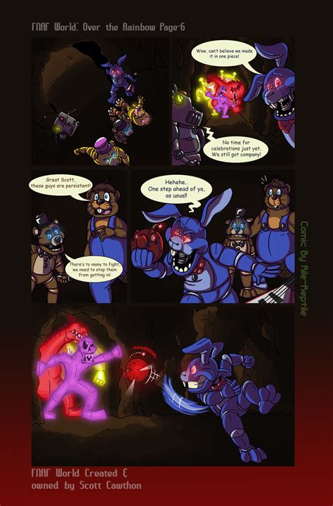 Fnaf World Over The Rainbow Page 6 By Rile Reptile On Deviantart