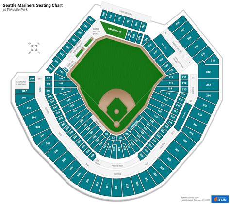 Mariners Seating Chart With Rows Cabinets Matttroy