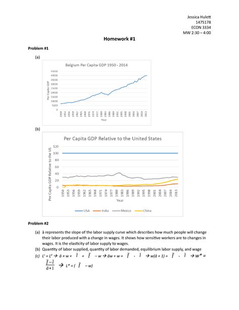 Homework 1 Hw 1 Jessica Hulett 1475178 Econ 3334 Mw 230 400