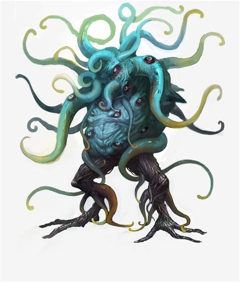 tentacle monster monster art monster concept art