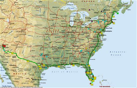 South East Coast Map Usa Identify The Location A Map Of America