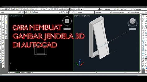 Cara menggambar mobil sebenarnya tidaklah terlalu sulit kok. CARA MEMBUAT GAMBAR JENDELA 3D DI AUTOCAD - YouTube