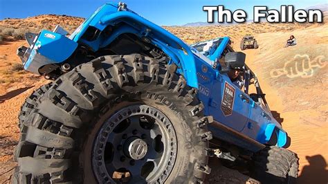 Rock Crawling The Fallen Sand Hollow Trail To Sema 2019 Trr22 Youtube