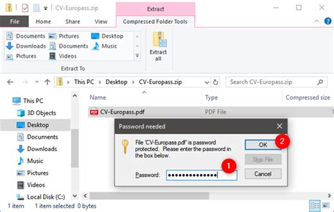 2 Ways To Create A Password Protected Zip File In Windows