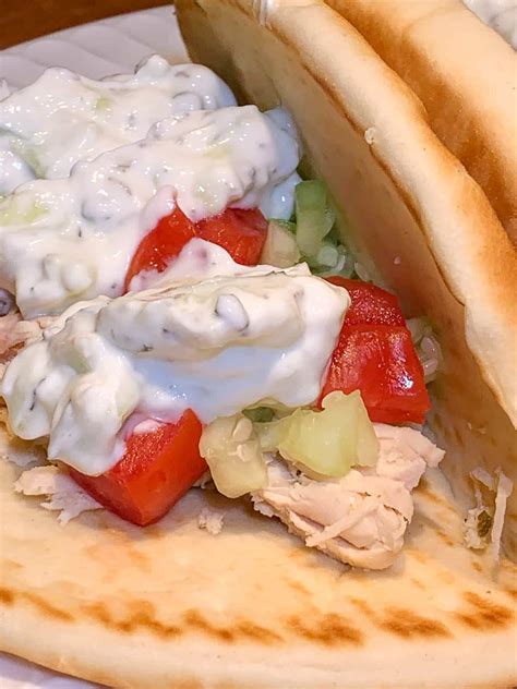 Grilled Chicken Gyros With Tzatziki Sauce Hot Rods Recipes