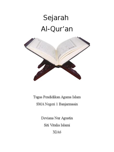 Holy quran standard edition 1. Sejarah Turunnya Al-Qur'an
