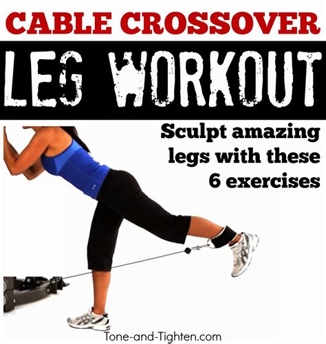 Best Lower Body Exercises On Cable Machine Leg Workout On Crossover