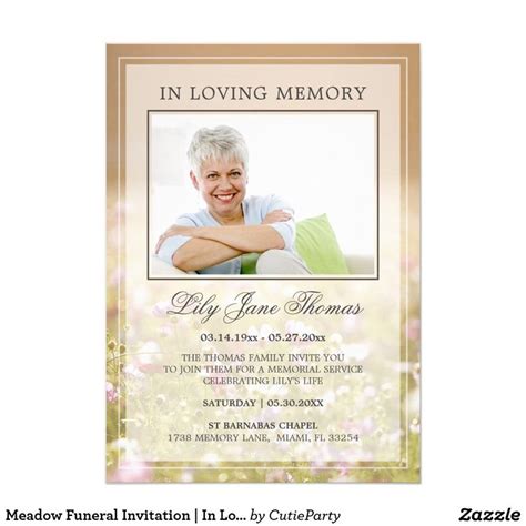 Pin On Funeral Invitations Announcements Guest Books Thank You Cards