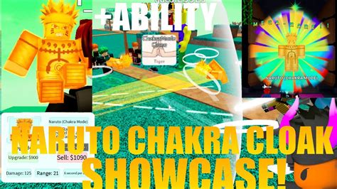 Chakra Mode Naruto Showcaseability All Working Codes In Desc I All