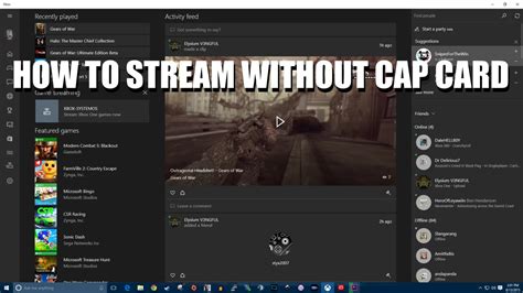 How To Live Stream Xbox One To Twitch Without A Capture Card Youtube