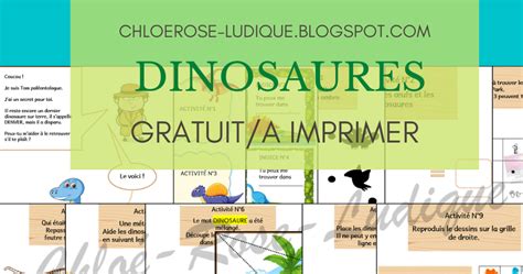 Des idées et des kits gratuits à imprimer. Chasse Au Trésor Gratuite Dinosaure / Chasse Au Tresor ...