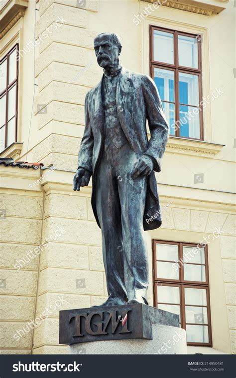 Tomas Garrigue Masaryk Statue Prague Czech Stock Photo 214950481