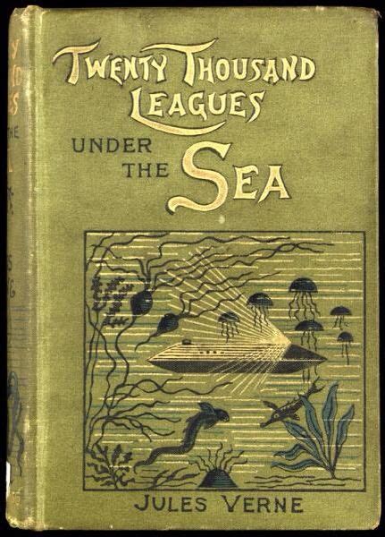 Twenty Thousand Leagues Under The Sea By Jules Verne With Cover By