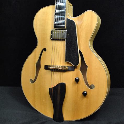 Pre Owned Eastman Jazz Elite Thin Body Hollow Blonde Carved Archtop