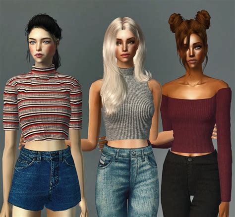 Always Sims Varied Tops Af Sims 2 Sims 2 Clothes Sims