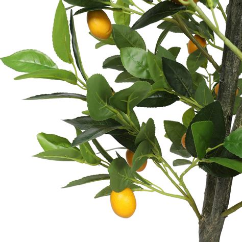 Artificial Lemon Tree Potted With Lemons 150cm