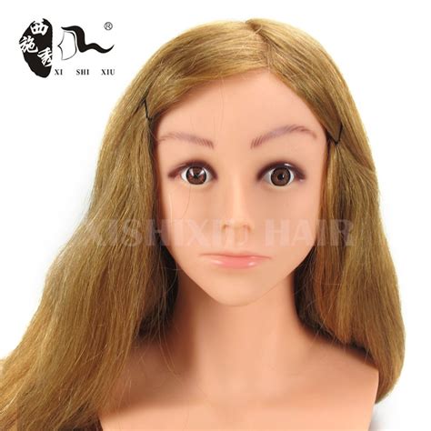 24inch Real 100 Human Hair Mannequin Practice Training Head With Shoulder Buy 100 Human Hair