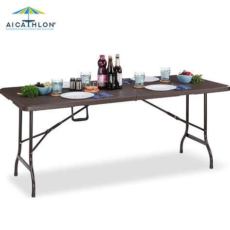 wood grain folding table wood look folding table lifetime wood grain