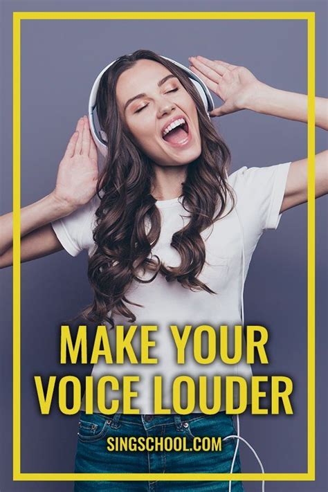 How To Make Your Voice Louder The Voice Your Voice Singing Tips