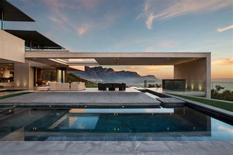 Contemporary Ridge Top House With Ocean And Mountain Views