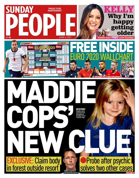 Sunday People Front Page 6th Of June 2021 Tomorrows Papers Today